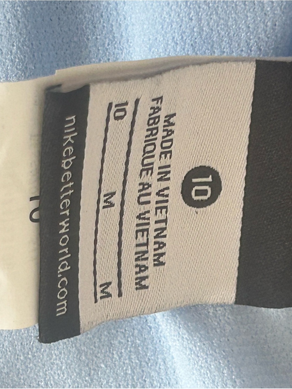 Nike Purple Racerback Swim Top with Black Trim - Picture 4 of 4